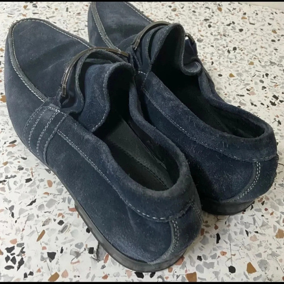 Suede Loafer Slip On Shoe Preppy Mens Size 10.5 STACY ADAMS - Picture 2 of 11